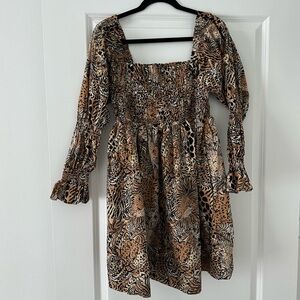 Lilly Pulitzer Beyonca Long Sleeve Smock Dress